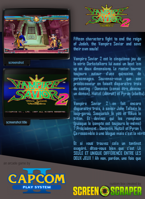 Vampire Savior 2 : The Lord of Vampire — box-2D-back (SS)