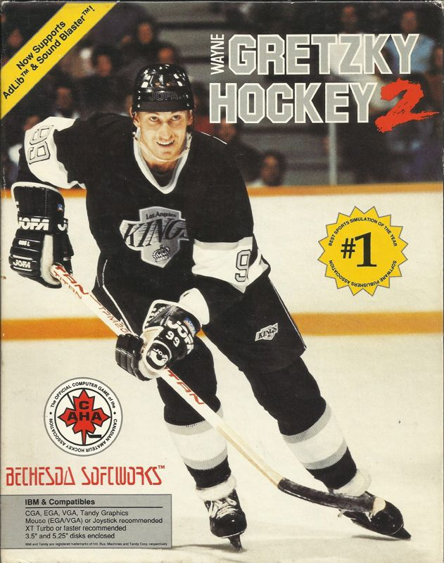 Wayne Gretzky Hockey 2 box art