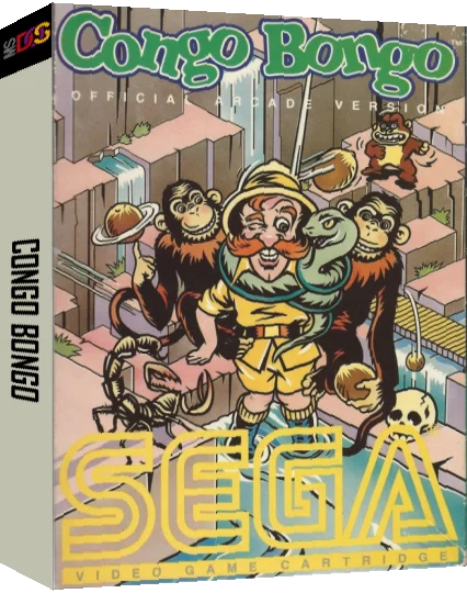 Congo Bongo — box-3D (US)
