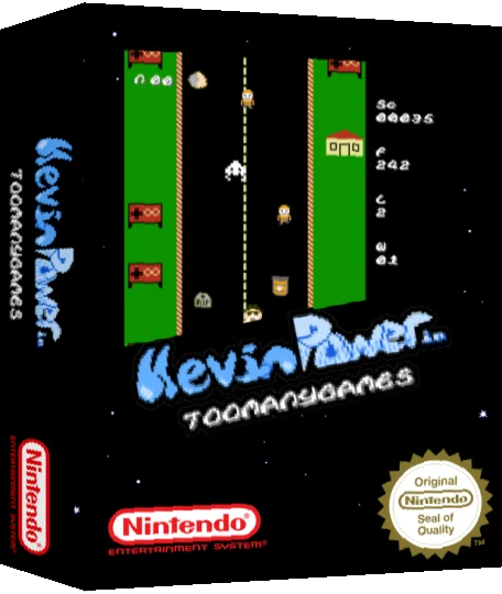 Kevin Power in Too Many Games — box-3D (SS)