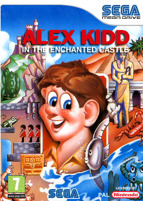 Alex Kidd In The Enchanted Castle — box-2D (FR)