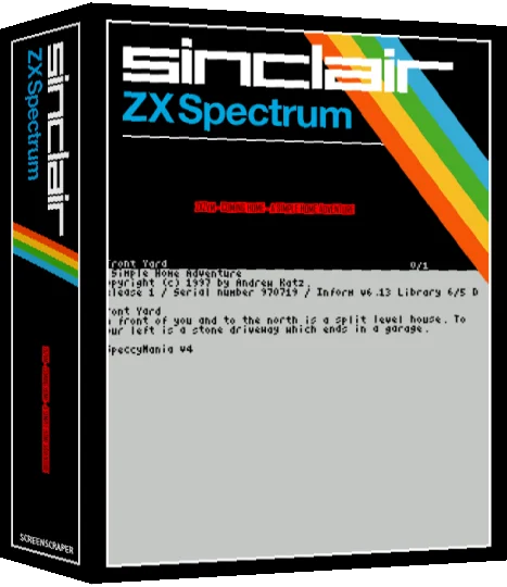 ZxZvm - Coming Home - A Simple Home Adventure — box-3D (SS)