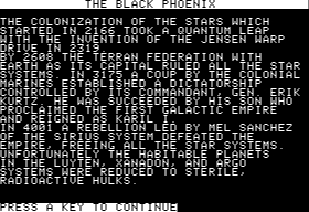 Eamon 169 - The Black Phoenix — ss (WOR)