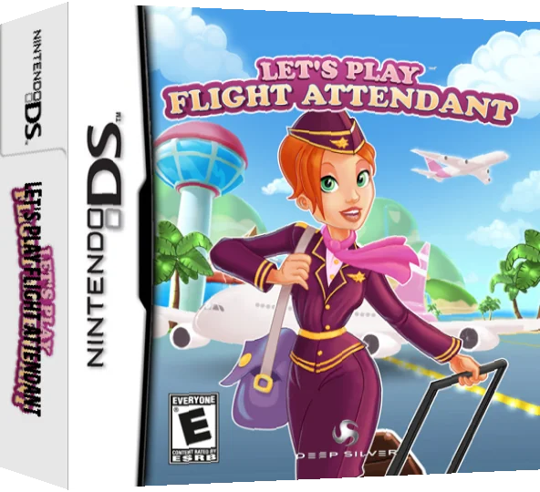 Let's Play Flight Attendant — box-3D (US)