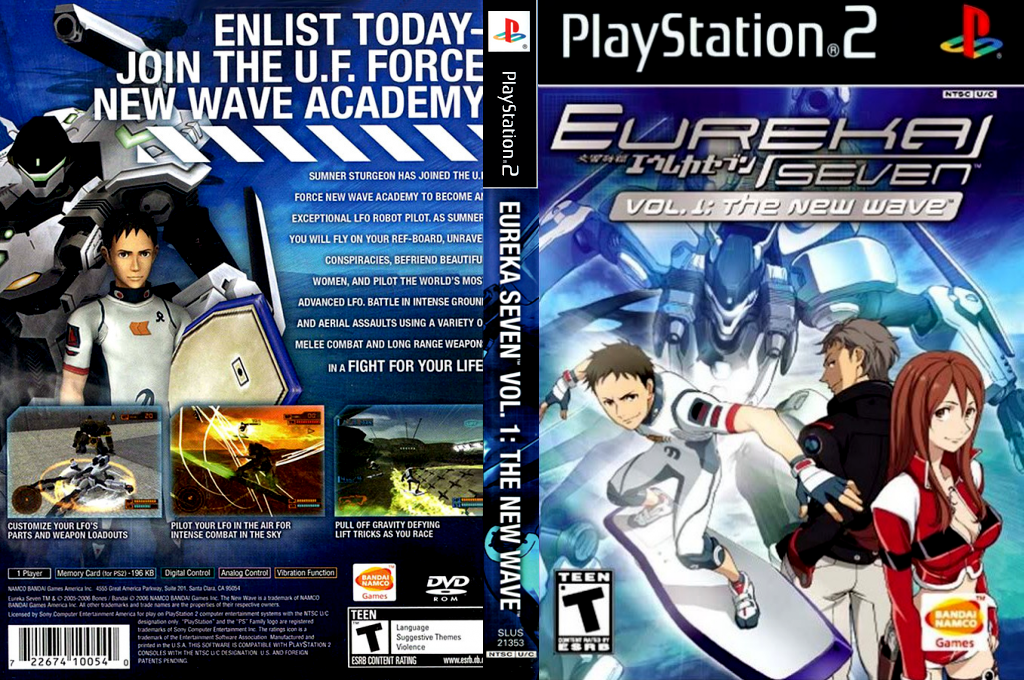 Eureka Seven TR1 - New Wave — box-texture (US)