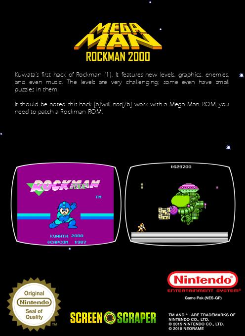 MegaMan : Rockman 2000 — box-2D-back (SS)