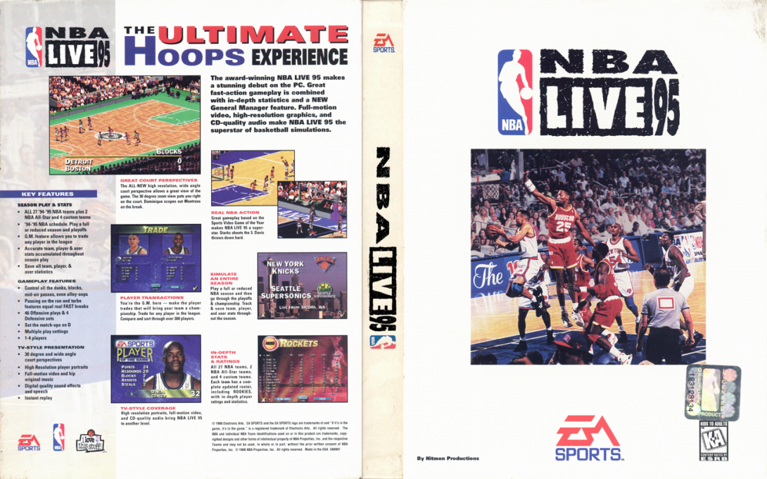 NBA Live 95 — box-texture (US)