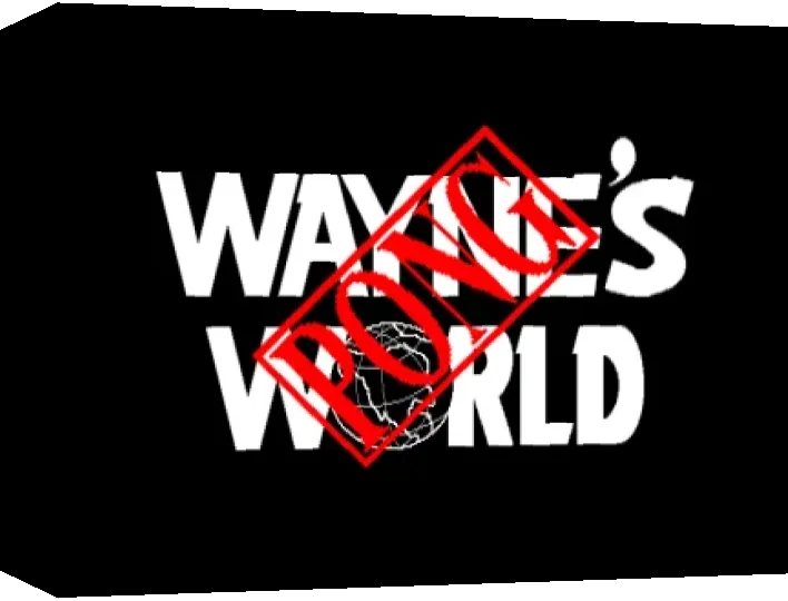 Wayne's World Pong — box-3D (WOR)