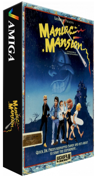 Maniac Mansion — box-3D (US)