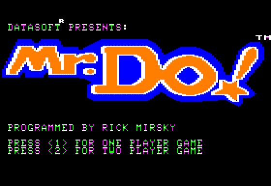 Mr. Do! — sstitle (WOR)