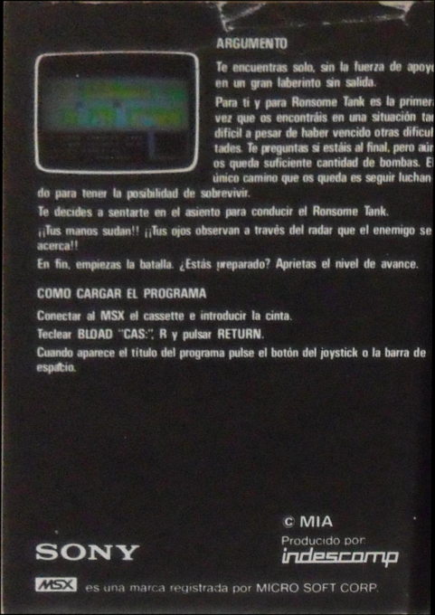 Lonesome Tank — box-2D-back (SP)