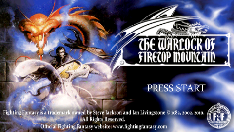Fighting Fantasy - The Warlock Of Firetop Mountain — sstitle (WOR)