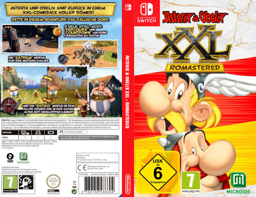 Asterix & Obelix XXL: Romastered — box-texture (DE)