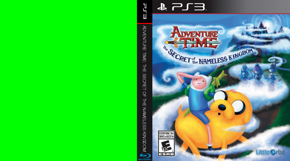 Adventure Time - The Secret of the Nameless Kingdom — box-texture (US)