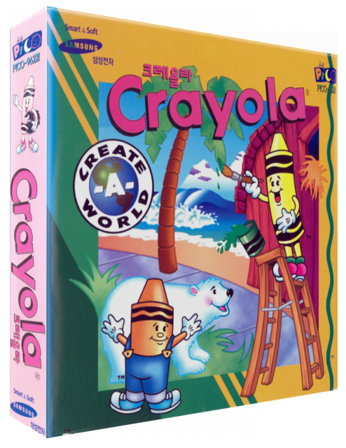 Crayola Crayons - Create a World — box-3D (KR)