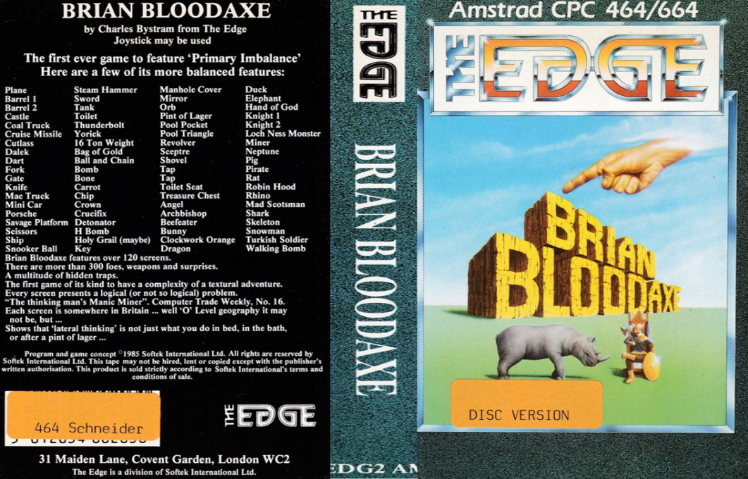 Brian Bloodaxe — box-texture (EU)