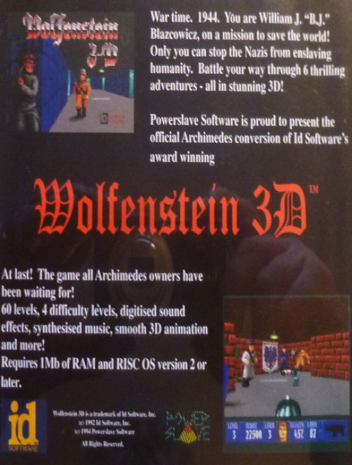 Wolfenstein 3d — box-2D-back (WOR)