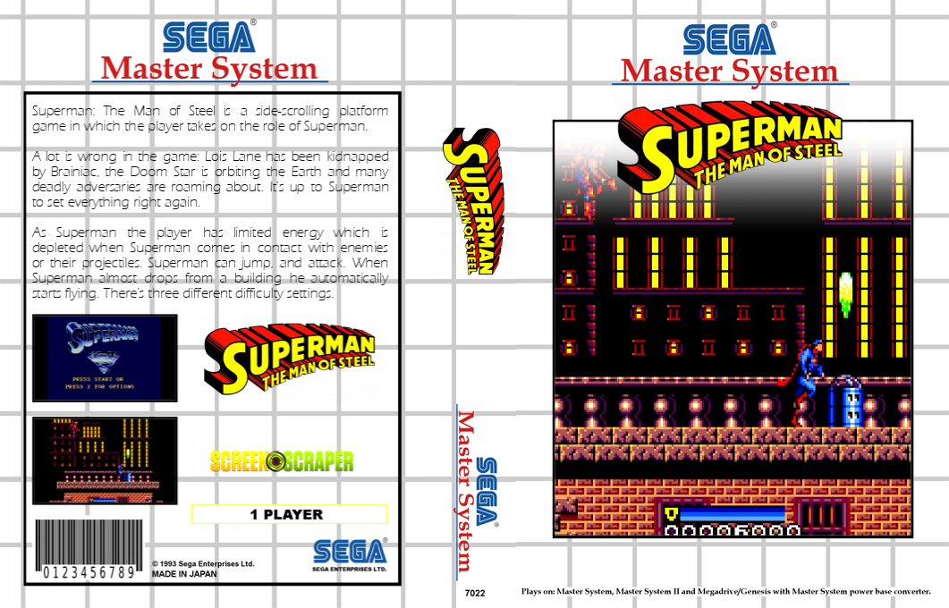 Superman - The Man of Steel — box-texture (SS)