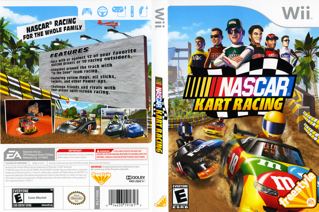 Nascar Kart Racing — box-texture (US)