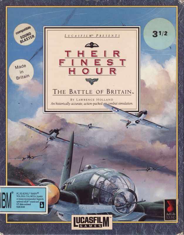 Their Finest Hour - The Battle of Britain — box-2D (EU)