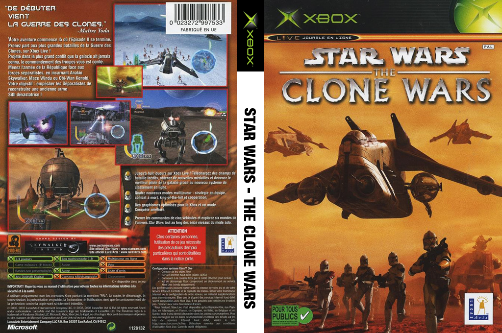 Star Wars - The Clone Wars — box-texture (FR)
