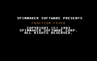 Fraction Fever — sstitle (WOR)