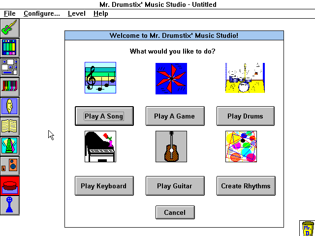 Mr. Drumstix' Music Studio — sstitle (WOR)