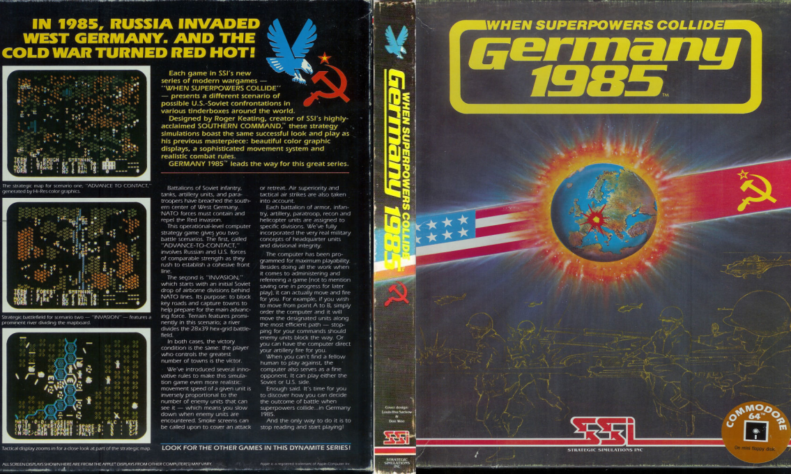 Germany 1985 : When Superpowers Collide — box-texture (US)