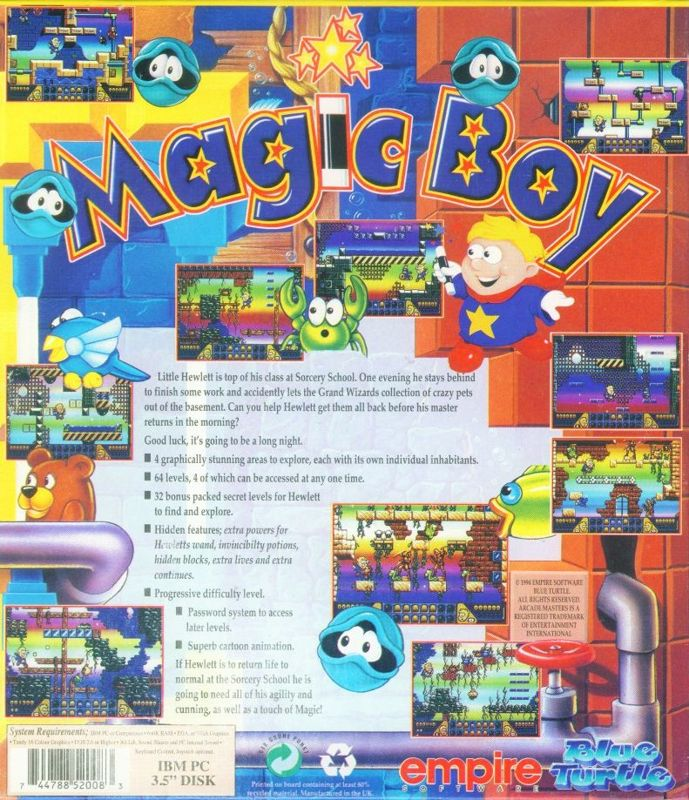 Magic Boy — box-2D-back (US)