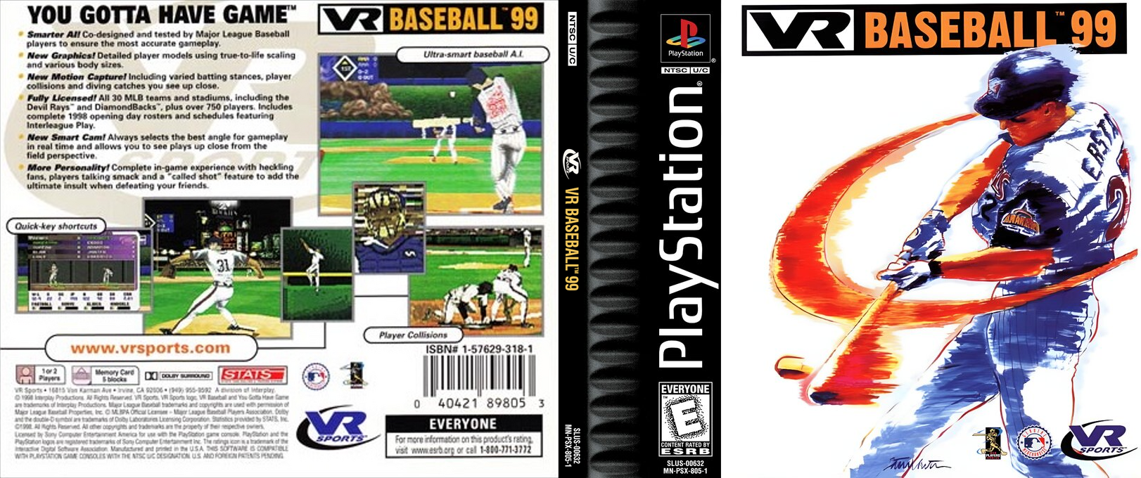 Vr Baseball '99 — box-texture (US)