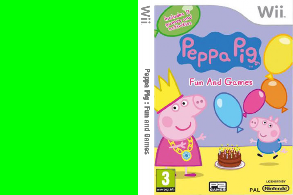Peppa Pig : Fun and Games — box-texture (UK)