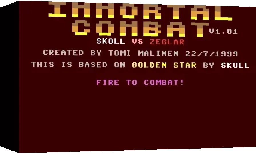 Immortal Combat v1.01 — box-3D (WOR)