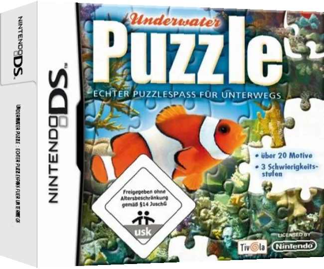 Underwater Puzzle - Echter Puzzlespass fuer Unterwegs — box-3D (DE)