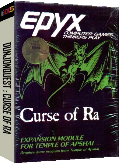 Dunjonquest - Curse of Ra — box-3D (US)