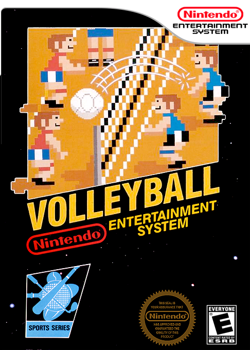 Volleyball box art