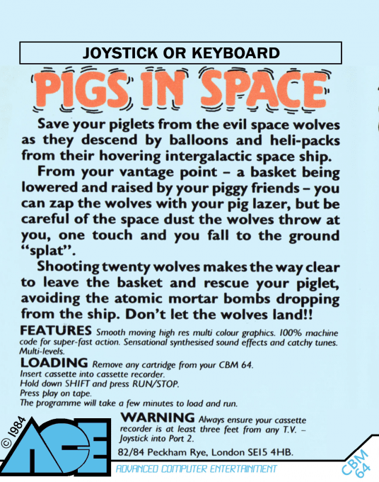 Pigs in Space — box-2D-back (UK)