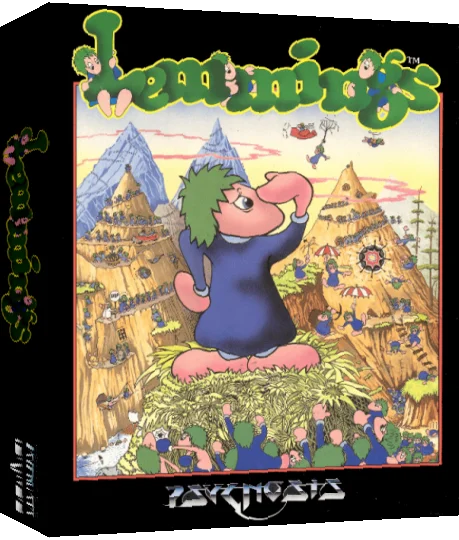 Lemmings — box-3D (EU)