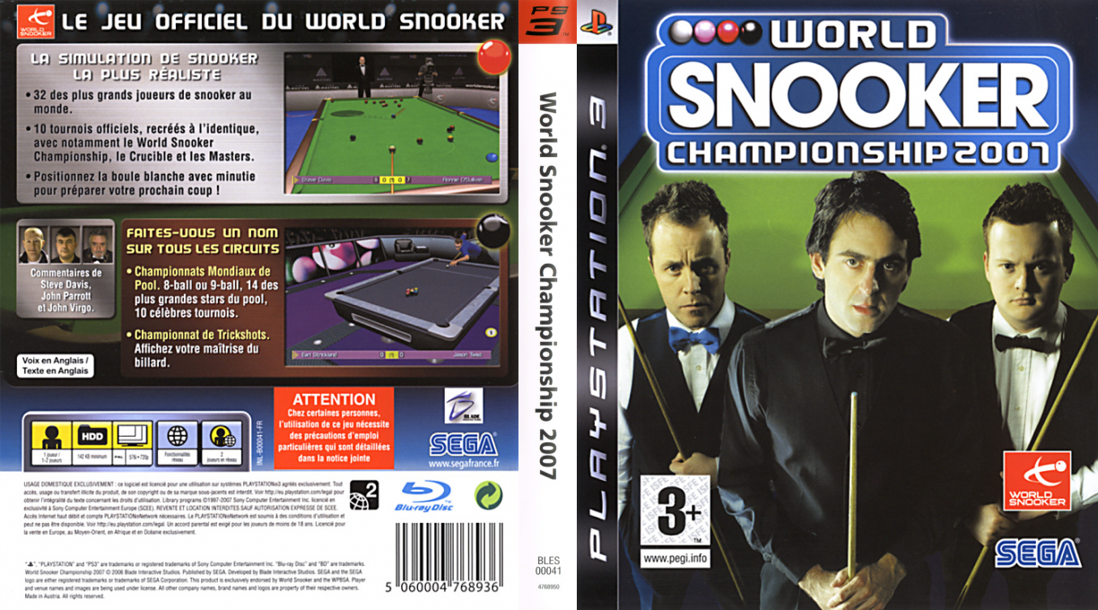 World Snooker Championship 2007 — box-texture (FR)