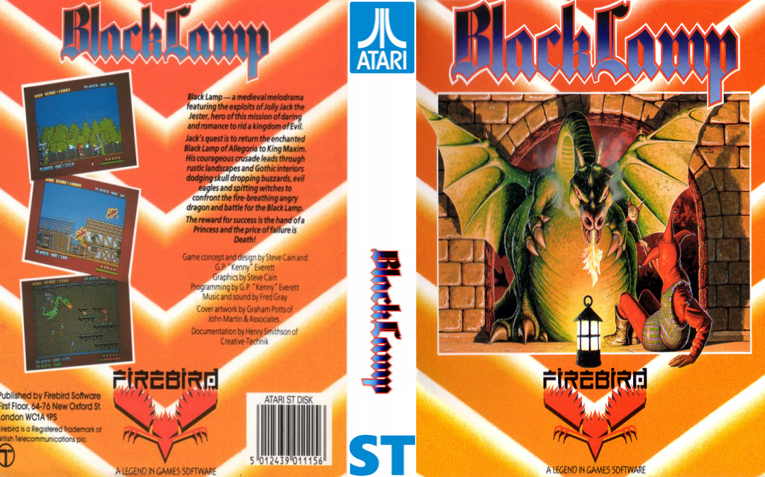 Black Lamp — box-texture (EU)