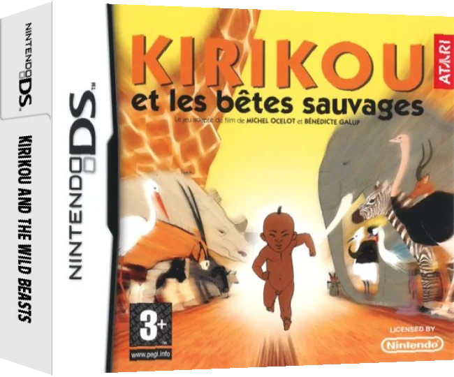 Kirikou et les Betes Sauvages — box-3D (EU)