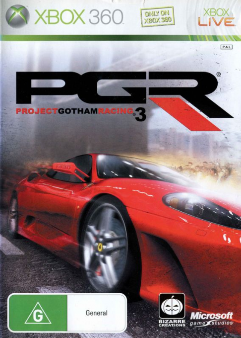 Project Gotham Racing 3 — box-2D (AU)