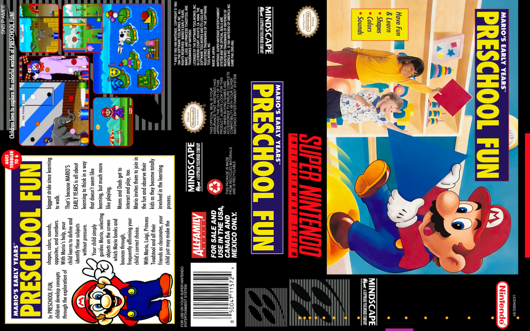 Mario's Early Years - Preschool Fun — box-texture (US)