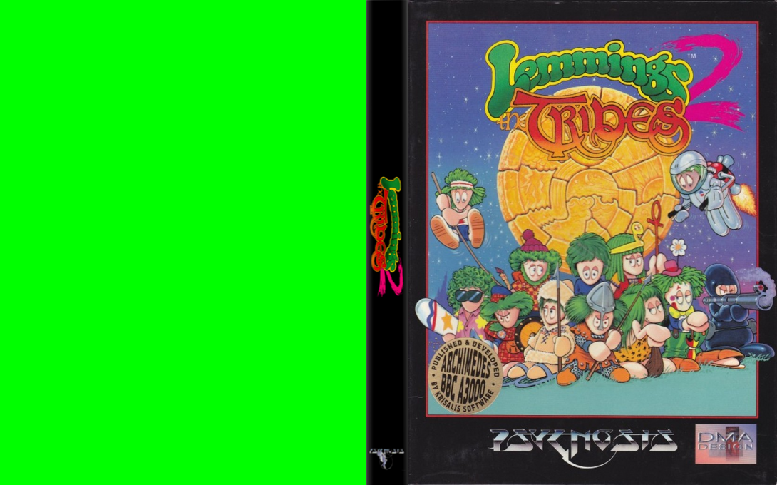 Lemmings 2: The Tribes — box-texture (UK)