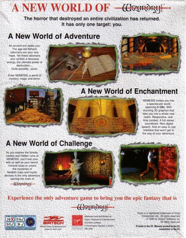 Nemesis - The Wizardry Adventure — box-2D-back (EU)