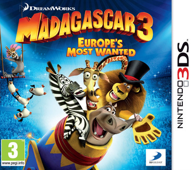 Madagascar 3 - The Video Game — box-2D (EU)
