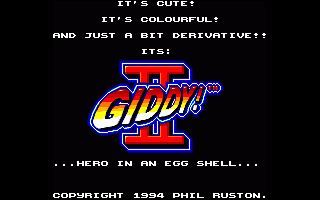 Giddy! II - Hero in an Egg Shell — sstitle (WOR)