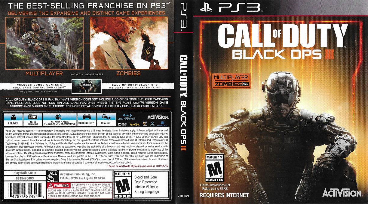 Call of Duty - Black Ops III — box-texture (US)