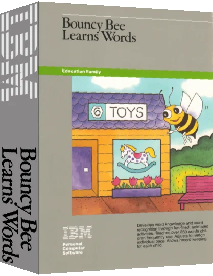 Bouncy Bee Learns Words — box-3D (US)
