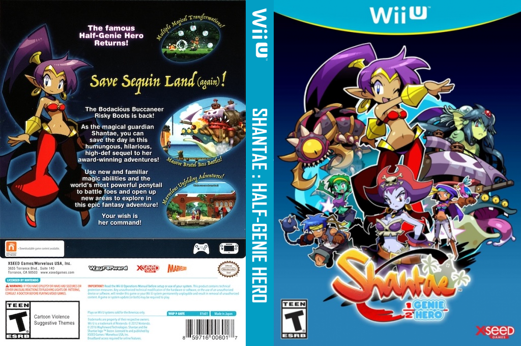 Shantae - Half-Genie Hero — box-texture (US)