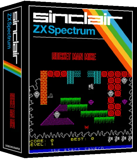Rocket Man Mike — box-3D (SS)